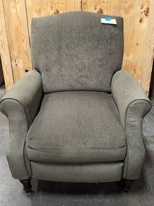 lot 182 image: Upholstered green recliner