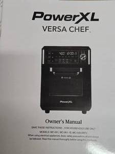 lot 425 image: Power XL Versa Chef Household Airfryer MC-001 (in original packaging)