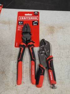 lot 421 image: Craftsman Locking Pliers, 9-12 Lineman Pliers