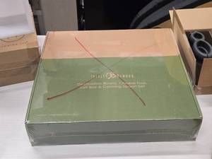 lot 446 image: Totally Bamboo Destination Board, Cheese Tool, Salt Box & Cooking Spoon Set (in original packaging)