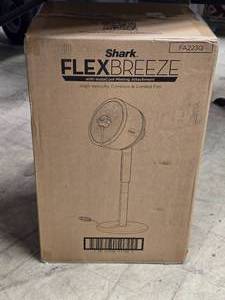 lot 480 image: Shark Flex Breeze Household High Velocity Cordless and Corded Fan FA223Q (in original packaging)