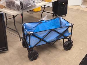 lot 494 image: Collapsible Wagon with Fabric Liner 37 x 19 x 36