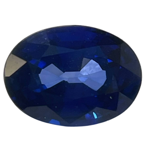 lot 21 image: 1.09 Carat Blue Sapphire Oval Cut w GIA REPORT VIDEO