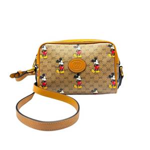 lot 10L image: Gucci x Disney GG Supreme Mickey Mouse Crossbody Bag Pre-Owned Retail $1,900