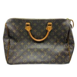 lot 28A image: Vintage Louis Vuitton Monogram Canvas Speedy 35 Bag Pre-Owned Retail $1,800