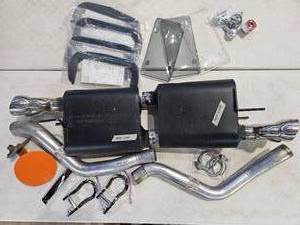 lot 6 image: New Flowmaster Dual Exhaust, Shift Knobs, Misc. Accessories
