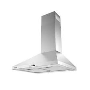 lot 52 image: JEREMY CASS 24 in. Convertible Wall Mounted Range Hood in Stainless Steel with 3-Speed Extraction    Customer Returns See Pictures