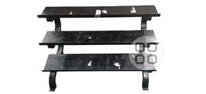 Heavy-Duty 3 tier Dumbbell Rack (Dimension: 65"L x 24"W x 48"H)
