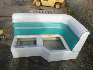 lot 255 image: Corner Seat for a Pontoon Boat