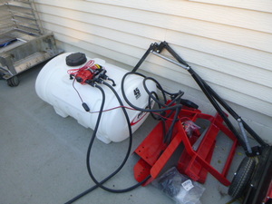 lot 7 image: Fimco 45 Gallon Sprayer for ATV