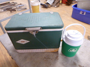 lot 31 image: Cooler and Beverage Jug