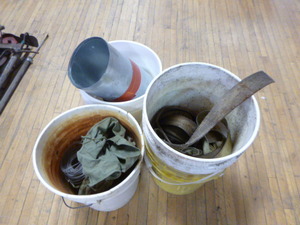 lot 33 image: 3 Buckets of Garage Items