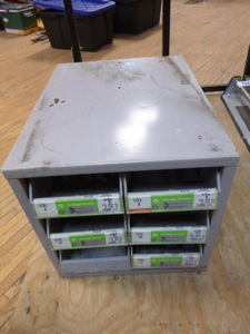 lot 41 image: Metal ToolHardware Organizer