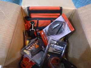 lot 175 image: Box of Garage Tools