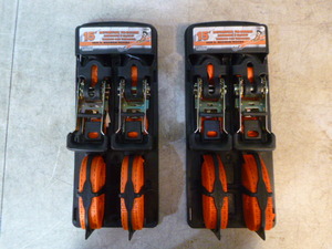 lot 130 image: 2 Packs of Erickson 15 Ratcheting Tie-Downs