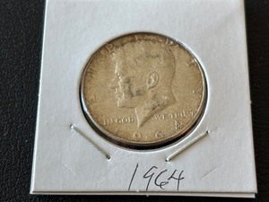 lot 5 image: 1964 Kennedy Half Dollar