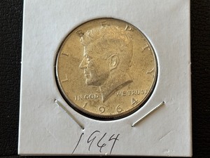 lot 14 image: 1964 Kennedy Half Dollar