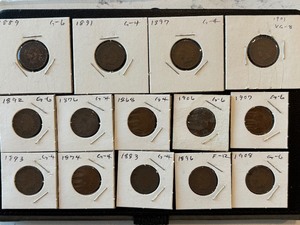 lot 19 image: Indian Head Cents