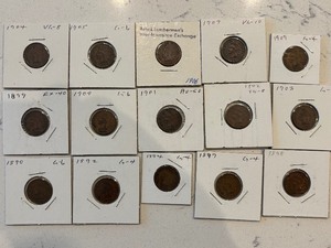 lot 25 image: Indian Head Cents