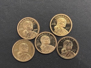 lot 38 image: Sacagawea Proof Dollars