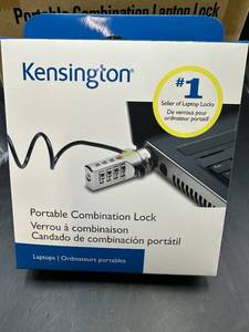 lot 54 image: Kensington laptop lock Case of 5