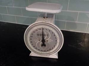lot 5 image: Vintage Metal Scale...