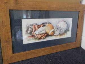lot 7 image: Sports Framed Picture 24 x 14...