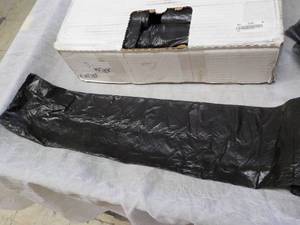 lot 9 image: Case of Small Black Trash Bags...