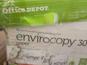 lot 20 image: Office Depot 4500 Sheets Envirocopy...