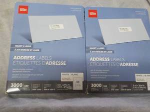 lot 35 image: 6000 Office Depot Address Labels...