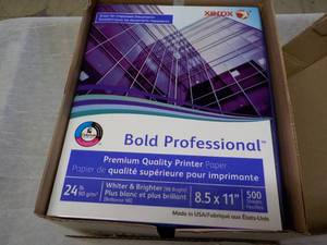lot 36 image: 2000 Sheets Xerox Premium White 8.5...