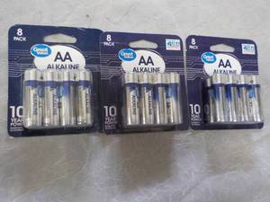 lot 56 image: 24 AA Batteries...