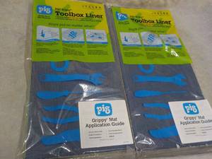 lot 65 image: 2 Pig Grippy Toolbox Liners...
