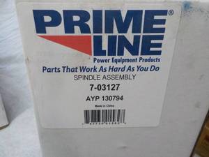 lot 75 image: Prime Line Spindle Assembly...