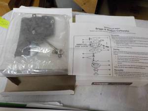 lot 105 image: 2 Briggs and Straton Carburetor Kit...