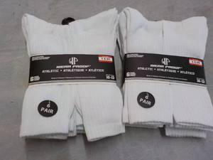 lot 188 image: 12 Pair Wear Proof Size 10-13 Athle...
