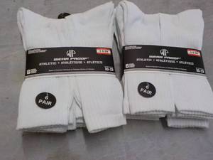 lot 189 image: 12 Pair Wear Proof Size 10-13 Athle...