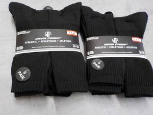 lot 198 image: 12 Pair Wear Proof Size 10-13 Athle...