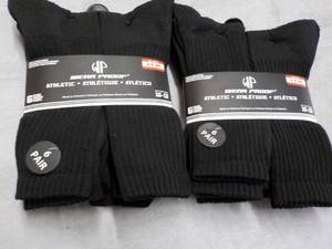 lot 200 image: 12 Pair Wear Proof Size 10-13 Athle...