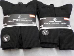 lot 202 image: 12 Pair Wear Proof Size 10-13 Athle...