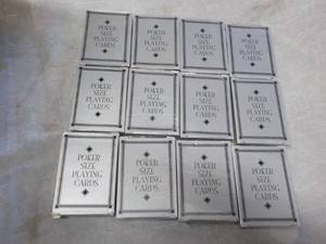 lot 217 image: 12 Decks Poker Size Playing Cards...