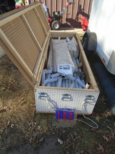 Hercules 10x20 canopy/carport in large box. Used but appears in good condition. As shown.