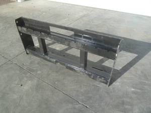 lot 48 image: Wolverine Skid Steer Pallet Fork Back Rack