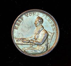 lot 31 image: Early 19th Century British Counter Token wRarer Crown Obverse COBM-4013