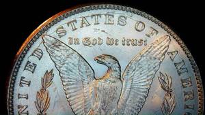 lot 39 image: Uncirculated 1899 O Morgan Dollar, Reverse Die Breaks (poss VAM 11A), Original Surfaces