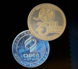 lot 46 image: (2) 1oz Silver Rounds - Sigma Verified .999 Fine