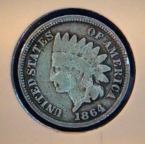 lot 88 image: 1864 Indian Head Penny
