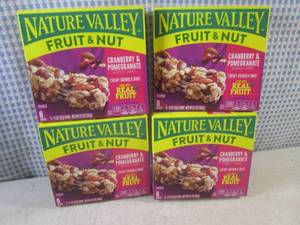 lot 232 image: (B-1) 4 Boxes of Nature Valley Cran...