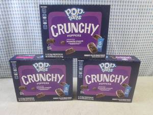 lot 234 image: (B-2) 3 Boxes of Pop-Tarts Crunchy ...