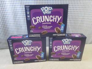 lot 235 image: (B-2) 3 Boxes of Pop-Tarts Crunchy ...